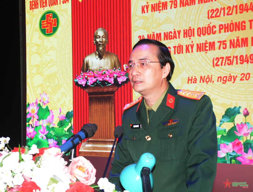 Bệnh viện Quân y 354 (Tổng cục Hậu cần) gặp mặt kỷ niệm Ngày thành lập Quân đội nhân dân Việt Nam